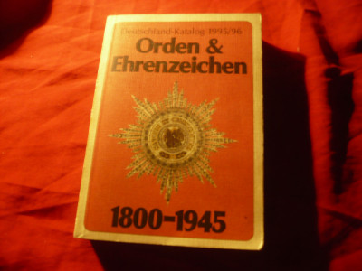 Catalog Ordine si Medalii Germania 1800-1945 de J.Nimmergut ,552 pag foto
