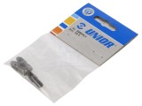 Capete de șurubelniță Unior Pozidriv PZ3, 25mm, Fixare 1/4, Set 3 buc