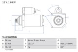 BOSCH 0 986 016 990 starter
