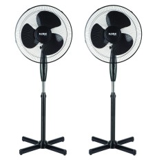 Set 2 bucati Ventilator ZLN-3262, Negru Putere 40W, Diametru 40 cm, foto