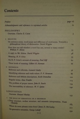 Semantics: an interdisciplinary reader in philosophy, linguistics and psychology foto
