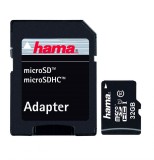 Card memorie Micro-SDHC Hama 32GB, Adaptor, Class 10