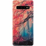 Husa silicon pentru Samsung Galaxy S10, Morning Fog Inest Nature