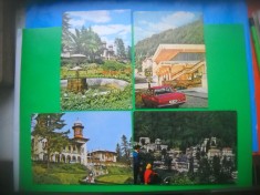 HOPCT LOT 3066 -IP-SLANIC MOLDOVA -JUD BACAU-4 CARTI POSTALE-CIRCULATE