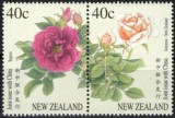New Zealand 1997 - Flori, trandafiri, serie neuzata