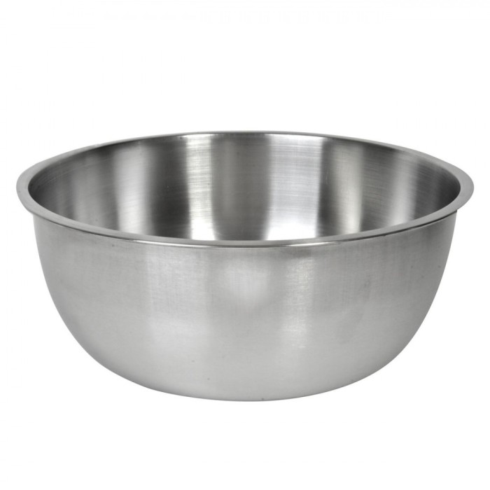 Bol Metalic pentru Amestecare, 4L, Diametru 26cm, &Icirc;nălțime 10.5cm, Potrivit pentru Mașina de Spălat Vase