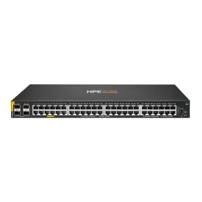 HPE Aruba Networking CX 6100 48G Class4 PoE 4SFP+ 370W foto