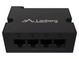 Switch Ethernet RJ45 PoE++ 100m 85W LANBERG - Negru, 4 socluri