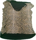 Cumpara ieftin Maieu dama cu spatele din plasa neagra, model leopard , marimea S