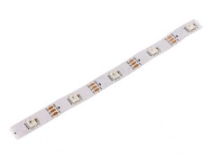 Banda LED RGB 5050 programabilă 5V, 30 LED/m, 10mm, IP20, unghi de 140&deg;