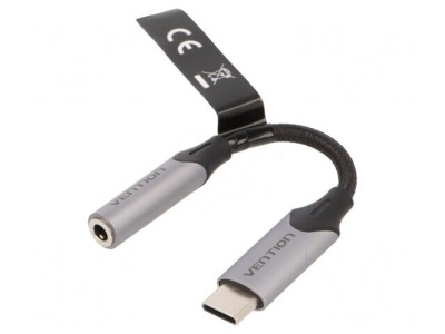 Cablu Audio Jack 3,5mm la USB C 0,1m foto