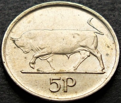 Moneda 5 PENCE - IRLANDA, anul 1992 * cod 2181 foto