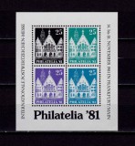Cumpara ieftin ✅(V 2) Germania &#039;81,bloc/vinieta oficiala Expo.Fila. Frankfurt,Aliati 1948,MNH