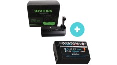 Maner Patona Canon EOS RP pentru baterie 2x LP-E17 + acumulator premium Canon LP-E17 EOS 750D 760D 8000D Kiss X8i Rebel