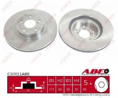 Disc frana SUBARU LEGACY III Combi (BE, BH) (1998 - 2003) ABE C37011ABE foto