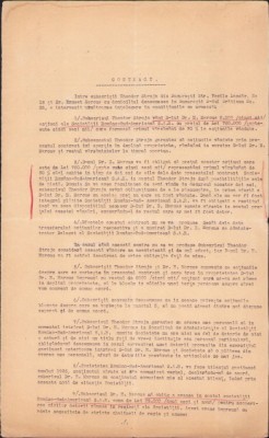 A1558 Semnătură olografă academician Victor V&amp;acirc;lcovici, cumpărător &amp;icirc;mpreună cu Grigore Gafencu, Rom&amp;acirc;no-Sud-Americana S.A.R., anii 1930 foto