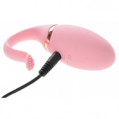 Ou Vibrator Emina Silicon Remote Control USB 10 Moduri Roz Mokko Toys foto