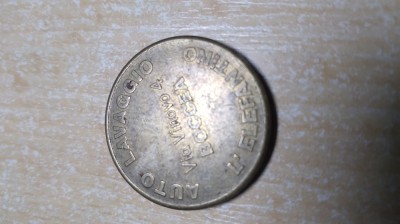JETON/TOKEN SPALATORIE AUTO foto