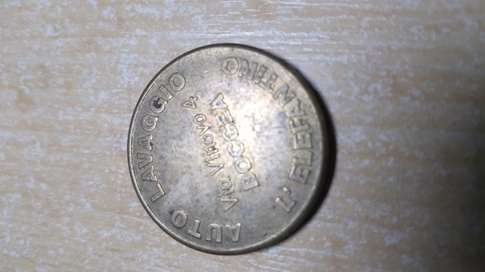 JETON/TOKEN SPALATORIE AUTO