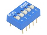 Comutator DIP-SWITCH 5 Secțiuni ON-OFF 24VDC