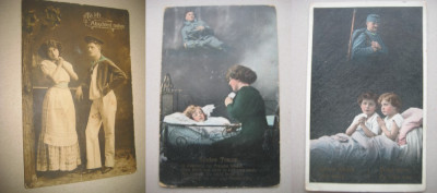 A909- carti postale vechi-Militari primul si al 2 lea razboi mondial. foto