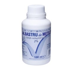 Albastru de metilen, 2%, soluție pentru uz intern și extern la animale de companie, 100 ml