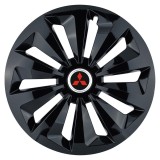 Set 4 capace roti Fox negru R14 Compatibil Cu Mitsubishi, Autohelix MSA