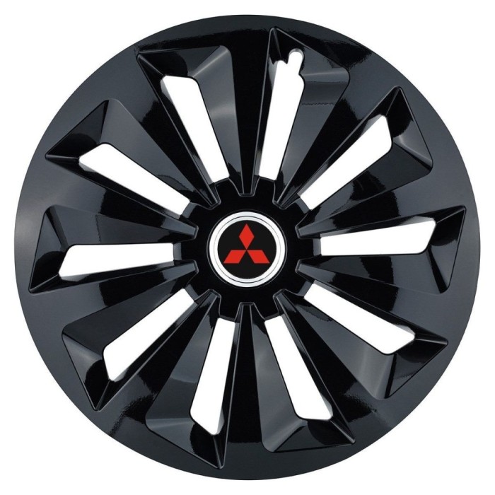 Set 4 capace roti Fox negru R16 Compatibil Cu Mitsubishi