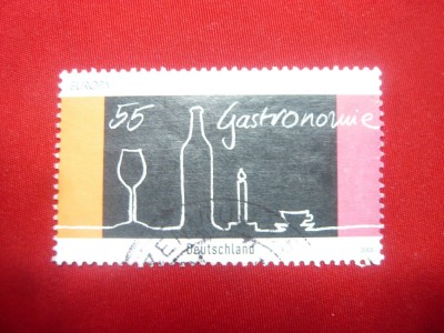 Serie- Gastronomie- 1988 Germania , 1 valoare stampilata foto