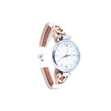 Ceas cu bratara din pluta Natur Orange