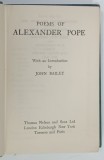POEMS OF ALEXANDER POPE by ALEXANDER POPE