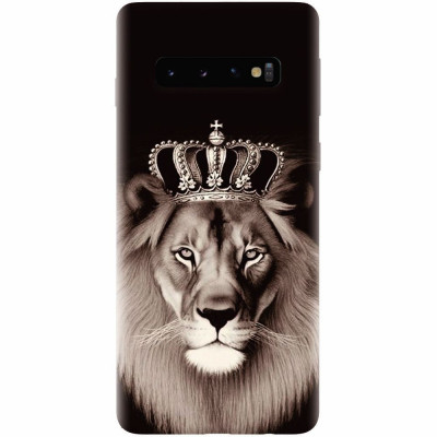 Husa silicon personalizata pentru Samsung Galaxy S10, Lion King foto