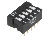 Comutator DIP-SWITCH 5 Secțiuni ON-OFF 24VDC