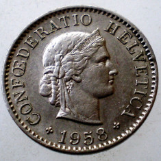 7.021 ELVETIA 5 RAPPEN 1958 B