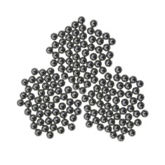 Set 300 bile metalice pentru airsoft si prastie 6 mm, argintiu