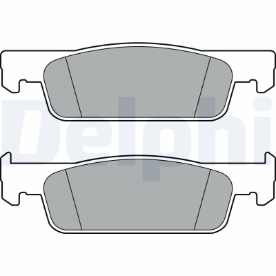 DELPHI LP3387 set placute frana,frana disc foto