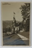 SINAIA , CASTELUL PELES , FOTOGRAFIE FORMAT CARTE POSTALA , 1929