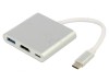 Adaptor USB 3.0/3.1 Alb 0,1m 5Gbps 60W, VCOM