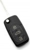 Audi - carcasa cheie tip briceag cu 3+1 butoane 1 buton de panica si baterie 1616 - CARGUARD