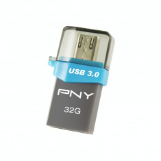 PNY Flash OTG Duo-Link OU3, 32GB, USB 3.0 foto