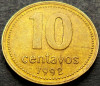 Moneda 10 CENTAVOS - ARGENTINA, anul 1992 * cod 2046 A, America Centrala si de Sud