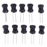 Kit 75 Buc Inductoare 2.2uH-10mH, 8x10mm, 15 Valori Diferite, 5 Buc/Valoare