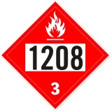Eticheta UN 1208