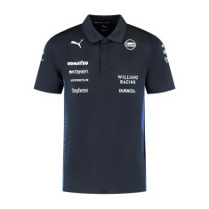 Williams Martini Racing tricou polo official Teamline Replica black F1 Team 2025 - XL