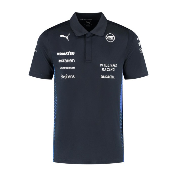 Williams Martini Racing tricou polo official Teamline Replica black F1 Team 2025 - M