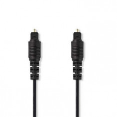 Cablu audio optic Nedis TosLink tata - TosLink tata 3m negru foto