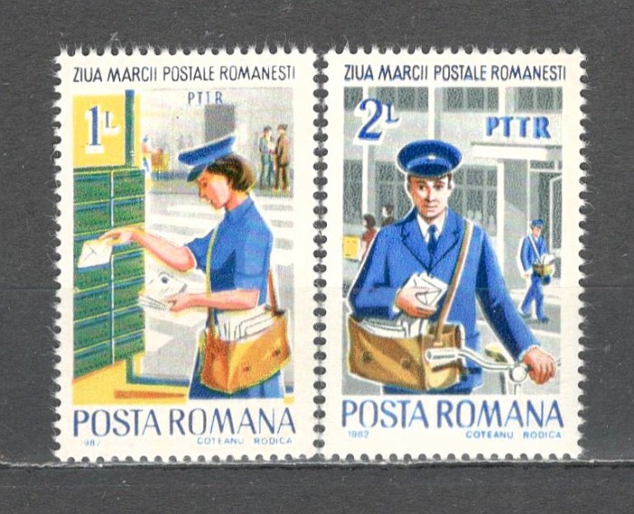 Romania.1982 Ziua marcii postale ZR.701