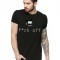 Tricou barbati negru - f*ck off Mickey Mouse - L