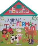 Carte Sunete Animale Ferma Girasol - 6 Sunete Educative Copii