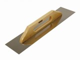 Gletiera inox cu maner din lemn